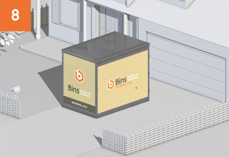 10 ft Bins 10 ft Bins Container Placement Placement 10 ft Bins Container Placement: 8