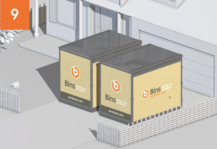 10 ft Bins Container Placement 10 ft Bins Container Placement: 9