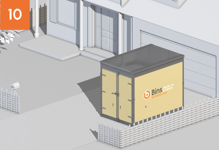 10 ft Bins Container Placement 10 ft Bins Container Placement: 10