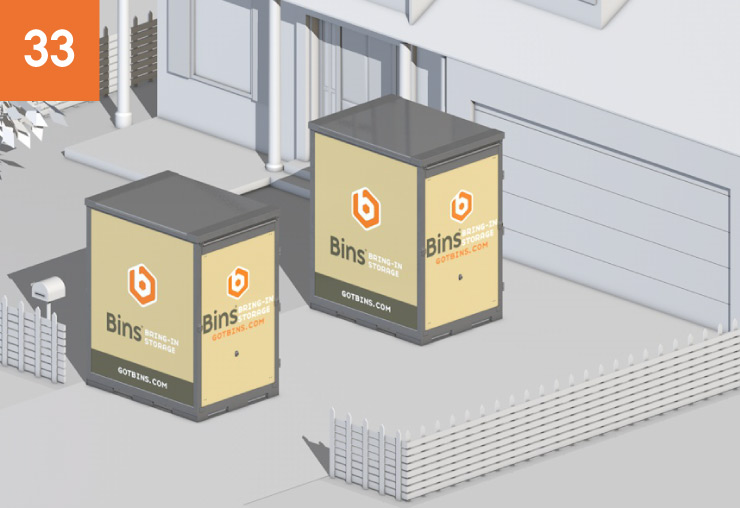 5 ft Bins Container Placement 5 ft Bins Container Placement: 33