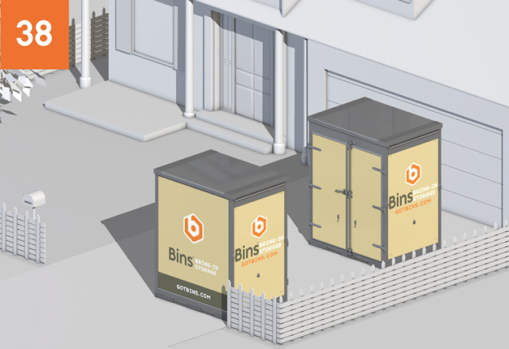 5 ft Bins Container Placement 5 ft Bins Container Placement: 38
