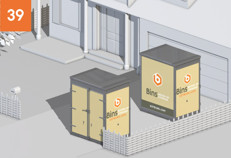 5 ft Bins Container Placement 5 ft Bins Container Placement: 39
