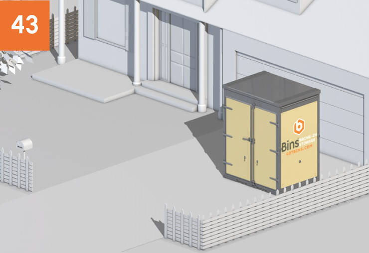 5 ft Bins Container Placement 5 ft Bins Container Placement: 43
