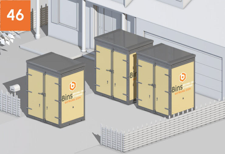 5 ft Bins Container Placement 5 ft Bins Container Placement: 46