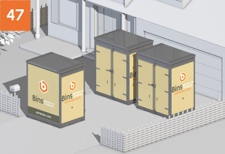 5 ft Bins Container Placement 5 ft Bins Container Placement: 47