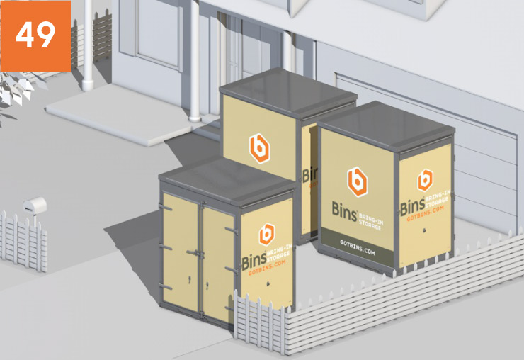 5 ft Bins Container Placement 5 ft Bins Container Placement: 49