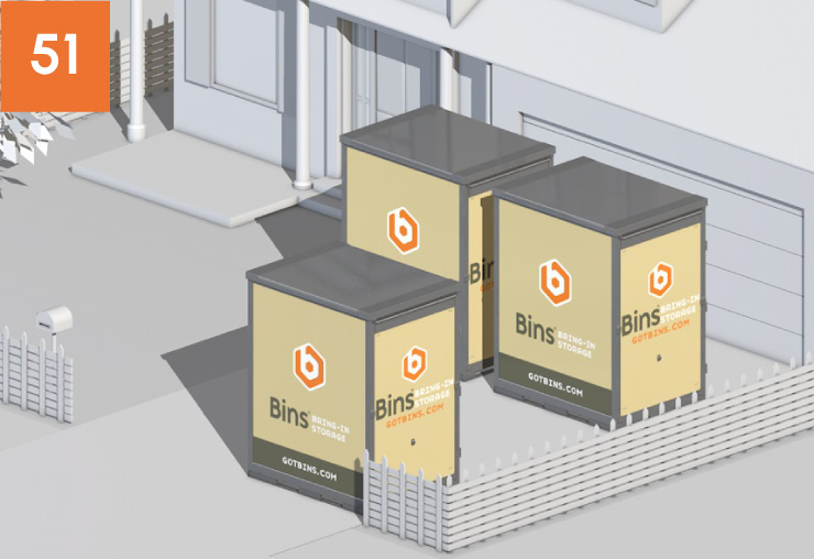 5 ft Bins Container Placement 5 ft Bins Container Placement: 51