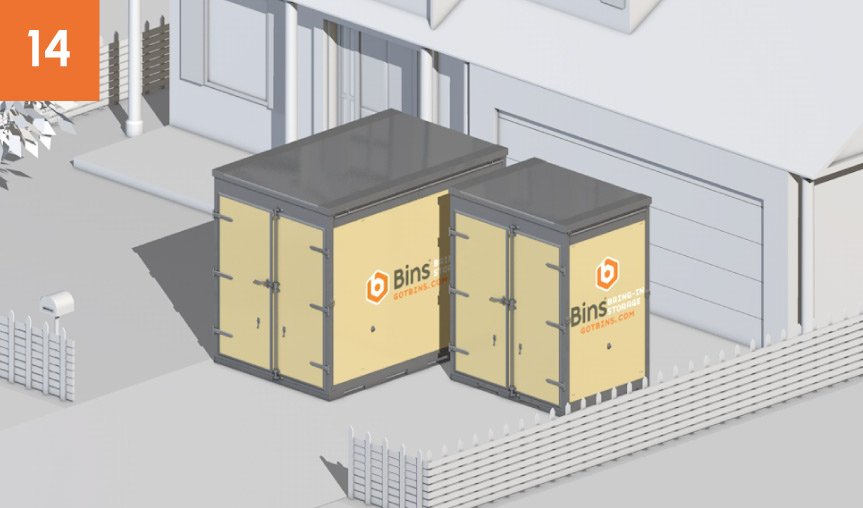 10 ft & 5 ft Bins Combo Placement 10 ft & 5 ft Bins Combo Placement: 14