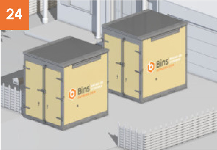 8 ft Bins Container 8 ft Bins Container: 24
