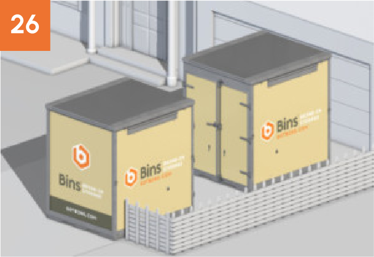 8 ft Bins Container 8 ft Bins Container: 26